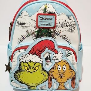 RARE 2022 GRINCH LOUNGEFLY